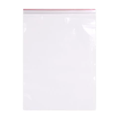 Пакеты ZIP LOCK &laquo;зиплок&raquo; ОЧЕНЬ ПРОЧНЫЕ, комплект 100 шт., 250&times;350 мм, ПВД 80 мкм, BRAUBERG EXTRA, 608180