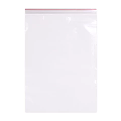 Пакеты ZIP LOCK &laquo;зиплок&raquo; ОЧЕНЬ ПРОЧНЫЕ, комплект 100 шт., 300&times;400 мм, ПВД 80 мкм, BRAUBERG EXTRA, 608181