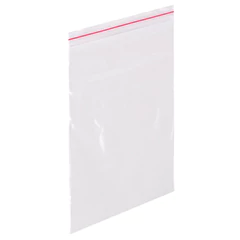 Пакеты ZIP LOCK &laquo;зиплок&raquo; ОЧЕНЬ ПРОЧНЫЕ, комплект 100 шт., 300&times;400 мм, ПВД 80 мкм, BRAUBERG EXTRA, 608181