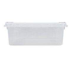 Ящик-контейнер 23 л с КРЫШКОЙ НА ЗАЩЕЛКАХ &laquo;ПРОФИ&raquo;, 18&times;50&times;39 см, штабелируемый, ПРОЧНЫЙ, прозрачный