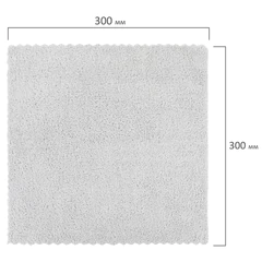 Салфетки из МИКРОФИБРЫ 30&times;30 см, КОМПЛЕКТ 3 шт., ULTRASONIC GREY COLOUR, 220 г/<wbr/>м<sup>2</sup>, LAIMA HOME, 608217