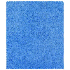 Тряпка из микрофибры 50&times;60 см, АВТО / ДОМ / ОФИС, КОМПЛЕКТ 2 шт., &laquo;ULTRASONIC BI-COLOUR&raquo;, синий/<wbr/>серый, 220 г/<wbr/>м<sup>2</sup>, LAIMA HOME, 608219