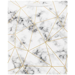 Пакет подарочный (1 штука) 26&times;13&times;33 см, ЗОЛОТАЯ СКАЗКА &laquo;Golden Marble&raquo;, тиснение фольгой, 608251