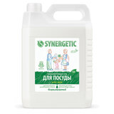 Гель для мытья посуды антибактериальный 5 л, SYNERGETIC "Алоэ", канистра