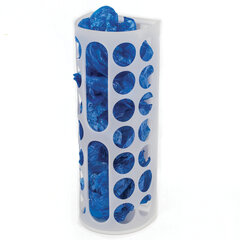 Держатель контейнер корзина XL для пакетов, мешков, бахил, 45&times;16&times;13 см, комплект крепежа, PREMIUM, 608283