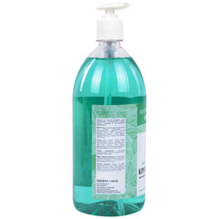 Мыло-крем жидкое с АНТИБАКТЕРИАЛЬНЫМ ЭФФЕКТОМ 1 л ЗОЛОТОЙ ИДЕАЛ &laquo;Холодная мята&raquo;, дозатор, 608285