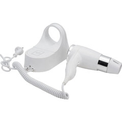 Фен для волос настенный KSITEX F-1600 W, 1600 Вт, пластик/<wbr/>металл, 2 скорости, белый