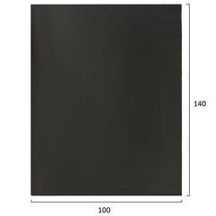 Мешки для мусора 240 л, черные, в пачке 50 штук, прочные, ПВД 43 мкм, 100&times;140 см, 608329