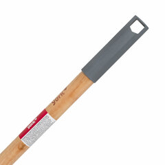 Черенок рукоятка для уборочного инвентаря 120 см, еврорезьба, деревянный (ЭВКАЛИПТ) лакированный, d=2,2 см, YORK, 91280