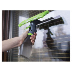 Окномойка &laquo;3 в 1&raquo;: насадка из микрофибры, сгон, рукоятка-флакон с распылителем, 26&times;25,5&times;10 см, YORK, 84040