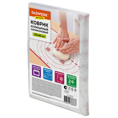 Коврик силиконовый для раскатки/<wbr/>запекания 30&times;40 см, красный, DASWERK (ДАСВЕРК), 608424