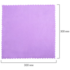 Салфетки из МИКРОФИБРЫ ПЛЮШЕВОЙ 30&times;30 см, КОМПЛЕКТ 10 шт., PASTEL, ассорти, 250 г/<wbr/>м<sup>2</sup>, LAIMA HOME, 608445