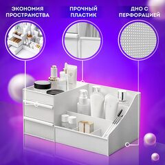 Органайзер для хранения косметики, канцтоваров, мелочей, EXTRA, 28,5&times;17,8*12,5 см, DASWERK (ДАСВЕРК), 608471