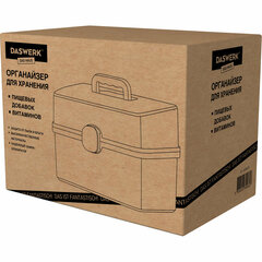 Аптечка домашняя органайзер для хранения универсальный размер MAXI 34,2&times;21,9&times;22,6 см, DASWERK (ДАСВЕРК), 608475