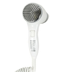 Фен для волос настенный SONNEN HD-2112 EXTRA POWER, 1600 Вт, 2 скорости, белый/<wbr/>хром, 608480