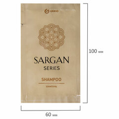 Шампунь одноразовый 10 мл, КОМПЛЕКТ 500 шт., GRASS SARGAN, саше, флоупак