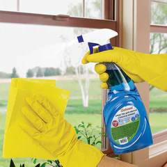 Средство для мытья стекол и зеркал 750мл &laquo;Морозная свежесть&raquo;, распылитель, ЛЮБАША, 608535