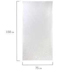 Пленка на окно самоклеящаяся статическая БЕЗ КЛЕЯ солнцезащитная 75&times;150 см &laquo;Флора&raquo; DASWERK (ДАСВЕРК), 608576