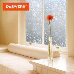 Пленка на окно самоклеящаяся статическая БЕЗ КЛЕЯ солнцезащитная 75&times;150 см &laquo;Флора&raquo; DASWERK (ДАСВЕРК), 608576