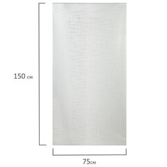 Пленка на окно самоклеящаяся статическая БЕЗ КЛЕЯ солнцезащитная 75&times;150 см &laquo;Штрихи&raquo; DASWERK (ДАСВЕРК), 608578