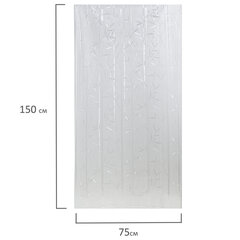 Пленка на окно самоклеящаяся статическая БЕЗ КЛЕЯ солнцезащитная 75&times;150 см &laquo;Бамбук&raquo; DASWERK (ДАСВЕРК), 608579