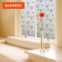 Пленка на окно самоклеящаяся статическая БЕЗ КЛЕЯ солнцезащитная 75&times;150 см &laquo;Одуван&raquo; DASWERK (ДАСВЕРК), 608583