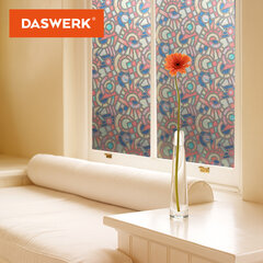 Пленка на окно самоклеящаяся статическая БЕЗ КЛЕЯ солнцезащитная 75&times;150 см &laquo;Авангард&raquo; DASWERK (ДАСВЕРК), 608586