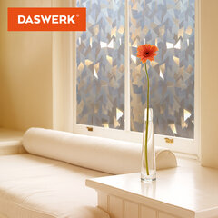 Пленка на окно самоклеящаяся статическая БЕЗ КЛЕЯ солнцезащитная 75&times;150 см &laquo;Льдины&raquo; DASWERK (ДАСВЕРК), 608589