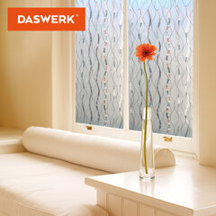 Пленка на окно самоклеящаяся статическая БЕЗ КЛЕЯ солнцезащитная 75&times;150 см &laquo;Пламя&raquo; DASWERK (ДАСВЕРК), 608592