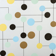 Пленка на окно самоклеящаяся статическая БЕЗ КЛЕЯ солнцезащитная 75&times;150 см &laquo;Шарики&raquo; DASWERK (ДАСВЕРК), 608593