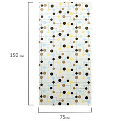 Пленка на окно самоклеящаяся статическая БЕЗ КЛЕЯ солнцезащитная 75&times;150 см &laquo;Шарики&raquo; DASWERK (ДАСВЕРК), 608593