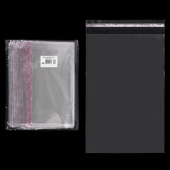 Пакет БОПП с клеевым клапаном, КОМПЛЕКТ 100 шт., 25&times;35+4 см, толщина 30 мкм, с усиленным швом