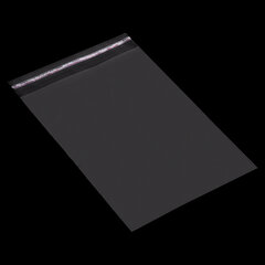 Пакет БОПП с клеевым клапаном, КОМПЛЕКТ 100 шт., 25&times;35+4 см, толщина 30 мкм, с усиленным швом