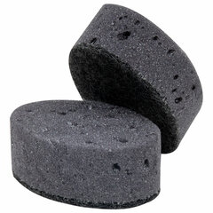 Губки для посуды 9,5&times;6,5&times;3,5 см, КОМПЛЕКТ 6 шт., OVAL BLACK, КРУПНОПОРИСТЫЙ поролон с абразивным слоем, LAIMA, 608649