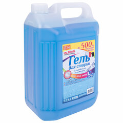 Гель для стирки белья и всех видов тканей 5 л, LAIMA PROFESSIONAL &laquo;Альпийская Свежесть&raquo;, 608655