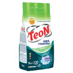 Стиральный порошок для всех типов стирки 9 кг TEON Color&amp;White, бесфосфатный