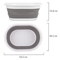 Таз складной силиконовый 26 литров 54,5&times;39,5 см для дома и дачи, LAIMA Home, 608670