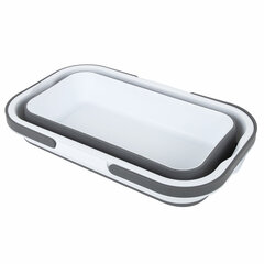 Таз складной силиконовый 16 литров со складными ручками 47&times;28 см для дома и дачи, LAIMA Home, 608671