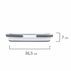 Таз складной силиконовый 16 литров со складными ручками 47&times;28 см для дома и дачи, LAIMA Home, 608671