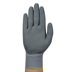 Перчатки полиэфирные ПОЛИКС маслостойкие 1 пара, 15 класс, 30-32 г, размер 9, покрытие &mdash; облив ПОЛИУРЕТАНОВОЕ, эластичные и комфортные, СВС