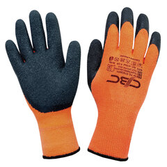 Перчатки акриловые РУБИФРОСТ R ЗАЩИТА ОТ ХОЛОДА 1пара, 10 класс, 95-100г, разм 10, покрытие &mdash; облив РЕЛЬЕФНЫЙ ЛАТЕКС, теплые, усиленные, СВС