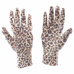 Перчатки полиэфирные САДОВЫЕ цветные, 1 пара, 15 класс, 33-35 г, размер 8, нитрильный латекс