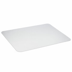 Коврик защитный напольный BRABIX, поликарбонат, 90&times;120 см, глянец, толщина 0,8 мм, рулон в коробе, 608711