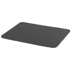 Коврик EVA / ЭВА универсальный 50&times;67см ячеистый (СОТЫ) применим для сушки посуды, кухни, ванной, прихожей, животных, цвет СЕРЫЙ LAIMA,608713