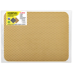 Коврик EVA / ЭВА универсальный 35&times;45 см ячеистый (СОТЫ) применим для сушки посуды, кухни, ванной, животных, цвет БЕЖЕВЫЙ LAIMA, 608715