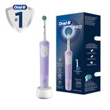 Зубная щетка электрическая ORAL-B (Орал-би) Vitality Pro, ЛИЛОВАЯ, 1 насадка