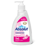 Мыло-крем жидкое антибактериальное 500 г, ABSOLUT "Нежное 2 в 1", пантенол, дозатор, 5213