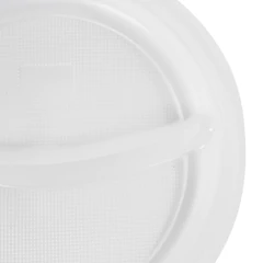 Одноразовые тарелки 2-х секционные КОМПЛЕКТ 100 шт. 220 мм, белые, ПП, холодное/<wbr/>горячее, LAIMA СТАНДАРТ, 608768