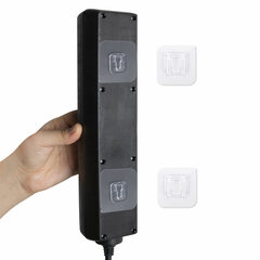 Крючки-кронштейны самоклеящиеся 6&times;6 см, КОМПЛЕКТ 10 шт., акриловый клей, LAIMA Home, 608794