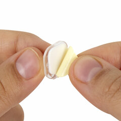 Крючки самоклеящиеся для гирлянд и проводов 1,5&times;1,5 см, КОМПЛЕКТ 18 шт., LAIMA Home, 608795